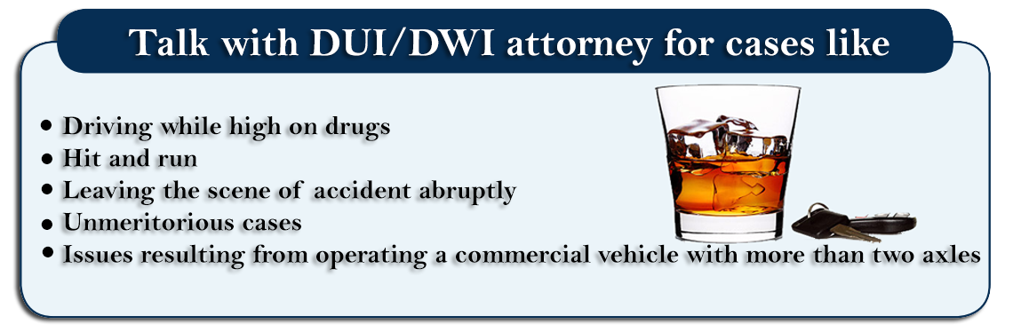 DUI and DWI